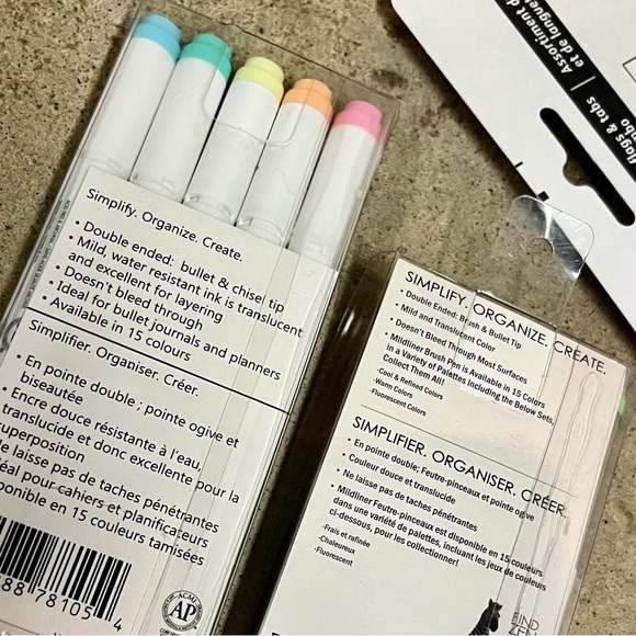 New Zebra Mildliner lot and postits tabs organizing office supplies markers pens - Picture 9 of 10